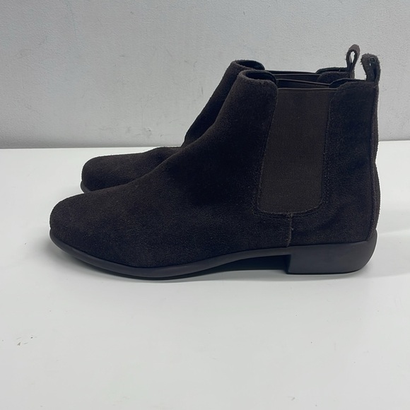 Aerosoles Women's Step Dance Suede Ankle Boots in Brown Size 7 - Picture 3 of 7
